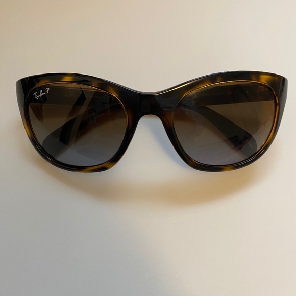 Ray-Ban 56mm Highstreet Polarized Cat Eye Sunglasses - Picture 2 of 4